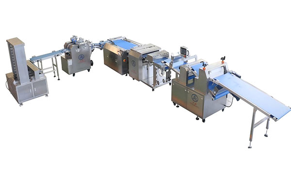 Línea de producción de croissant/Línea de producción de croissant (C/ carga automática de bandejas) (2000-4000 pcs/h)